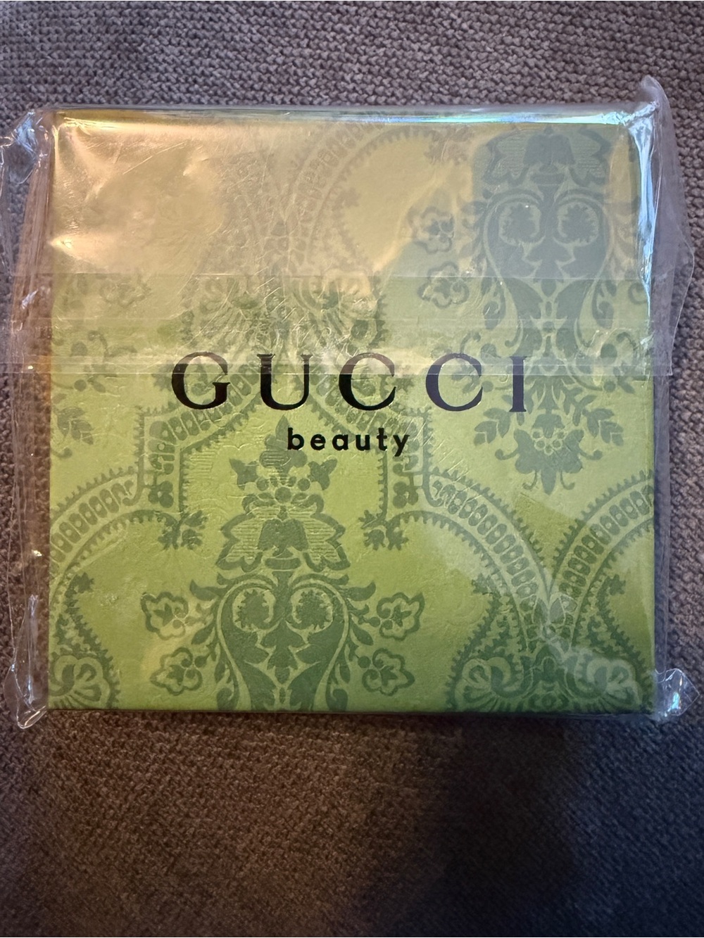Gucci Silver Tone Embossed GG Compact Mirror - Picture 2 of 4